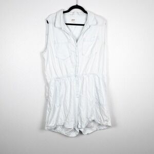 Pact Women's Organic Cotton Jumpsuit Sleeveless Sz XL